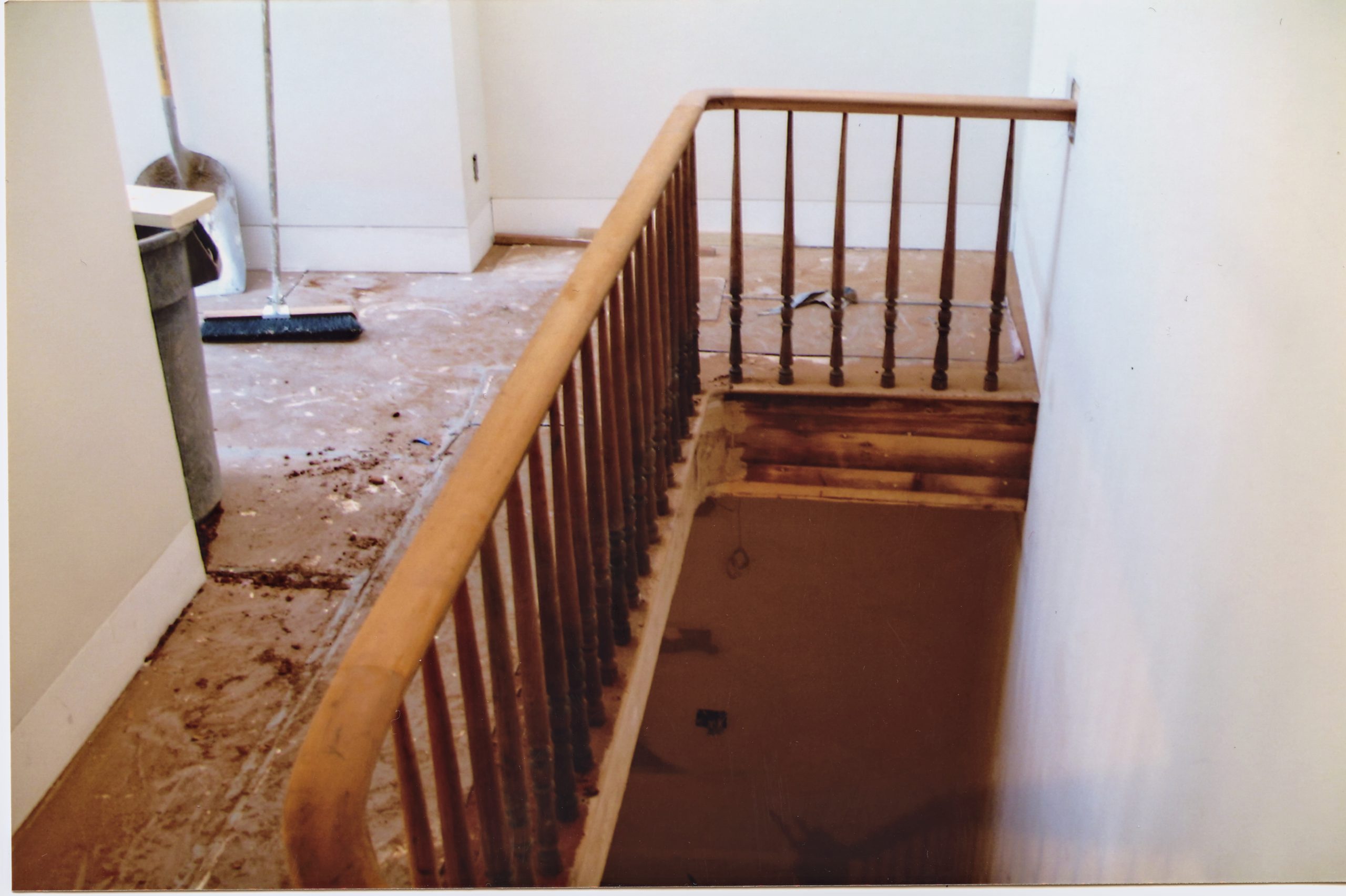 Antique staircase restoration