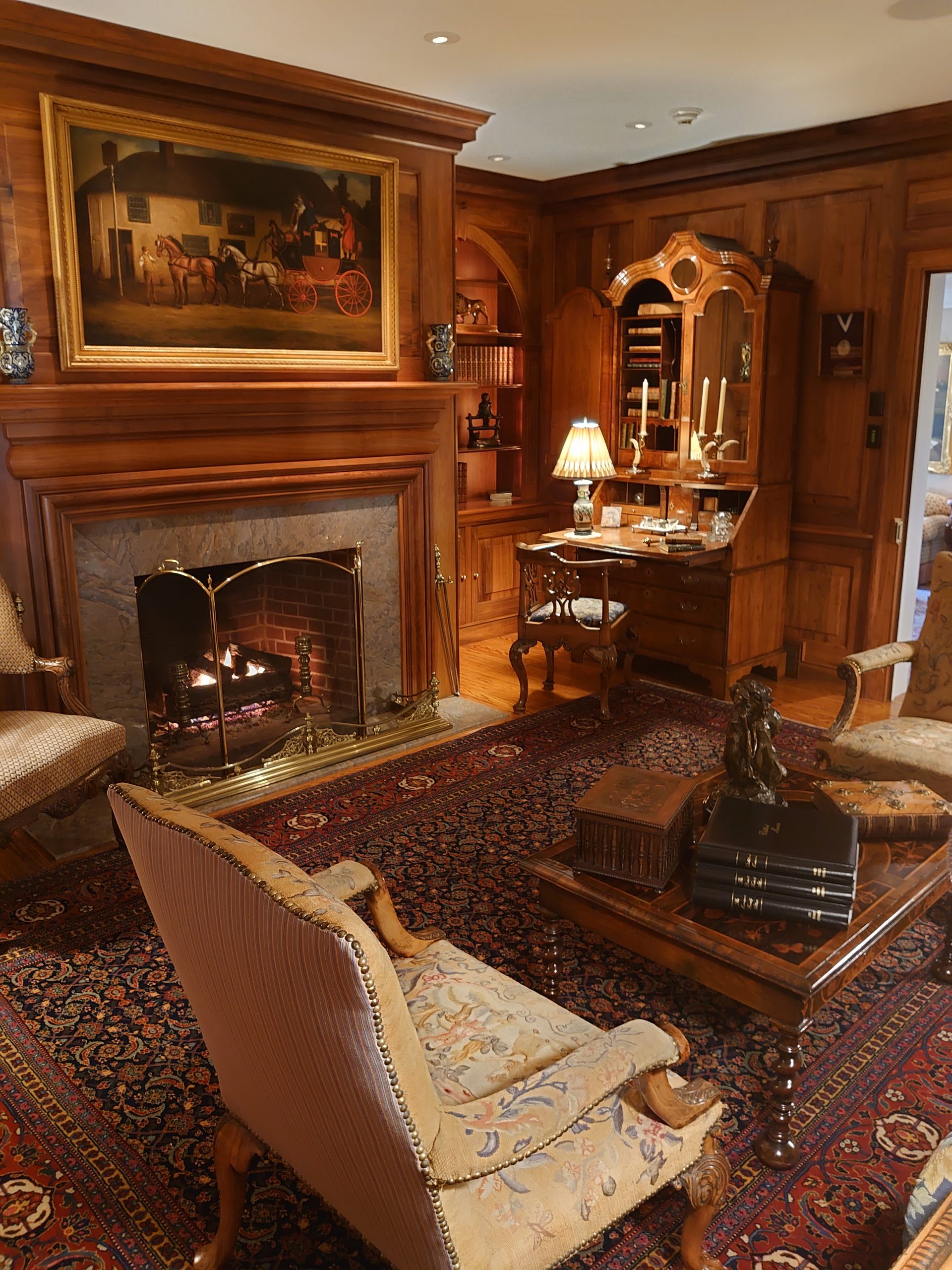 Interior restoration in progress