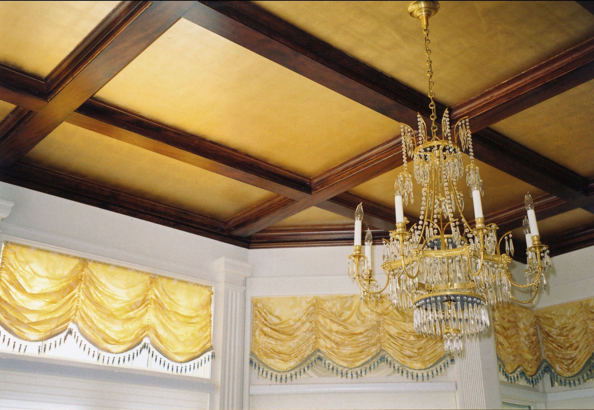 Interior restoration work in progress